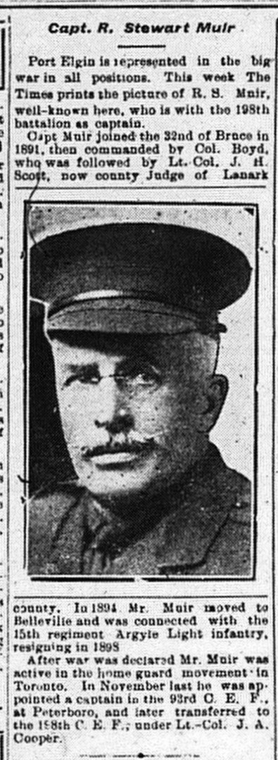 Port Elgin Times, May 3, 1916, p.1